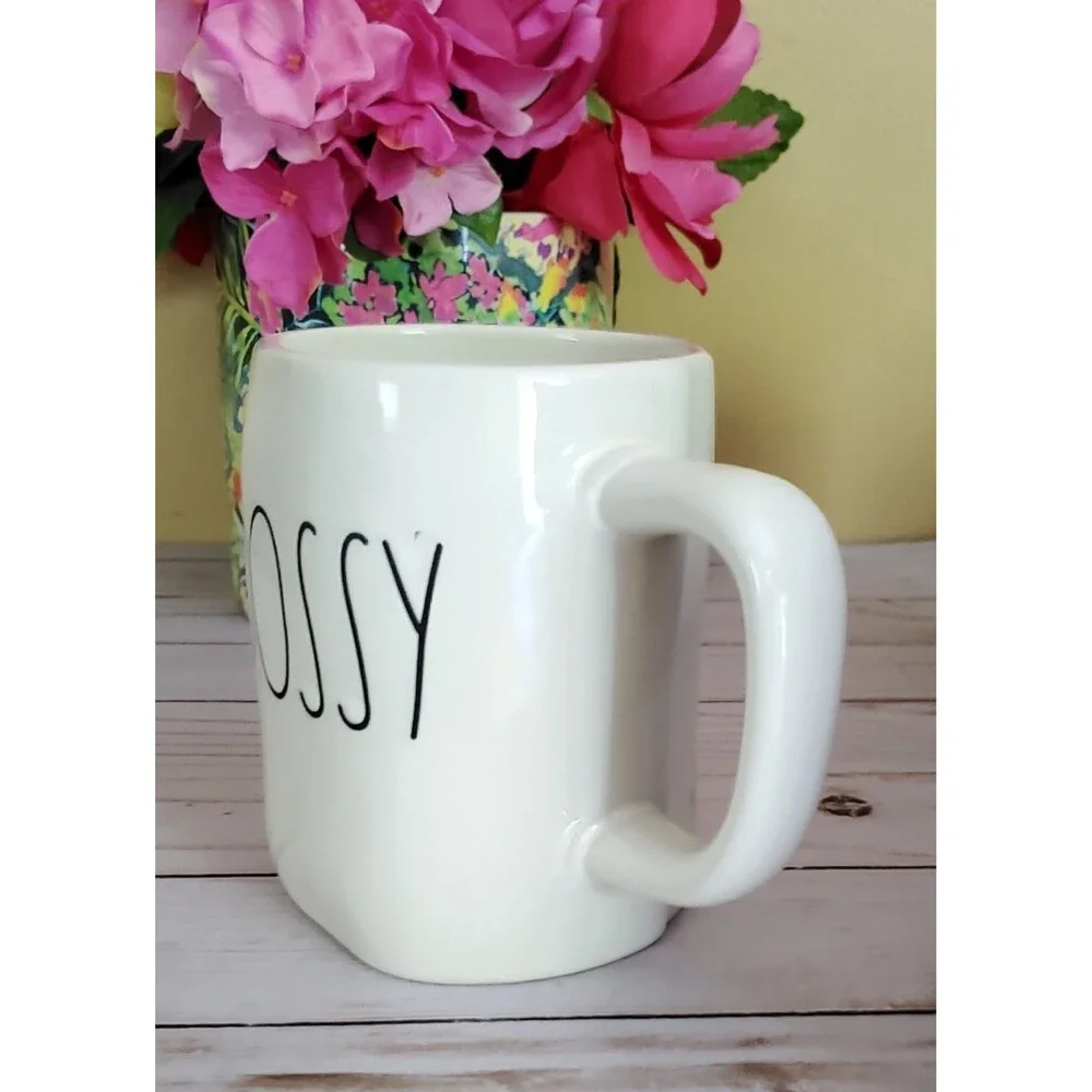 Rae Dunn Bundle Boss Lady Plaque & Bossy Mug